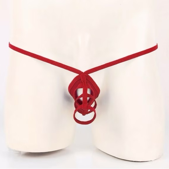 G-String Thong Bikini Open Brief Sexy Breathable Cotton Underwear T-Back Thong - Picture 4 of 6